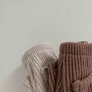 Весенне-осенние однотонные брюки для малышей - Product Image 6