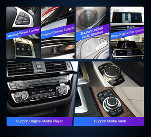 Schermo Android HD da 12,3 Pollici per Serie 1 F20 F21 e Serie <span class=keywords><strong>2</strong></span> F45, Autoradio Multimediale con GPS, Stereo, WIFI, Carplay - Product Image 2