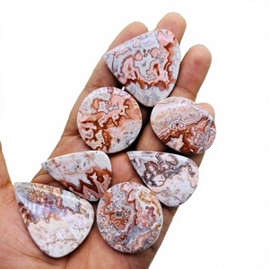 FAIJAN GEMS Pierres précieuses naturelles de haute qualité (Opale Jaspe Rosita) Cabochons toutes formes mélangées, tailles et poids personnalisables, certifiées par un tiers - Product Image 1
