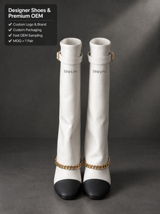 Luxury Designer Fashion <b>shoe</b> for Women High Quality <b>White</b> <b>Leather</b> Botas Zapatillas New - Product Image 1