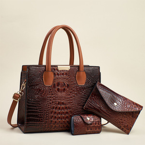 Conjunto de Bolsos de Mano de Tres Piezas An Ru Shi, Bolso Bandolera de Gran Capacidad, Estilo Madre e Hija, Verano 2025, Forro de Poliéster - Product Image 1