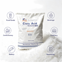 Acide citrique monohydraté de qualité alimentaire de marque authentique CAS5949-29-1 E330 à dissolution rapide, sac de 25 kg, vente en gros en vrac FCL