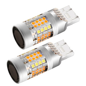 Kunde 7443 bóng đèn LED 48smd 3030 chip hổ phách bật đèn tín hiệu 300lm hiệu suất cao CANBUS giải mã quạt yên tĩnh làm mát ngay lập tức trên - Product Image 2