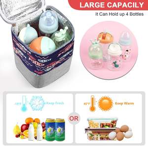 Personalizado de alta calidad calentador de leche materna bolsa de transporte portátil aislado bolsa de biberón para viajes - Product Image 3