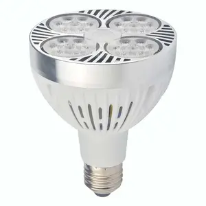 Luz LED PAR30 para tienda de ropa, foco de luz de 35W, E27, 220V, con ventilador, blanco cálido, PAR30