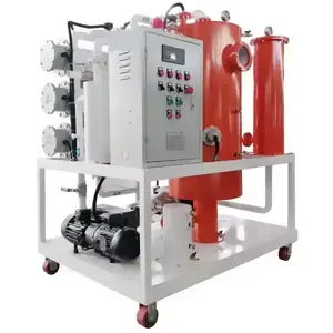 Portable waste motor oil purifier used lubricants hydraulic oil filtering equipment