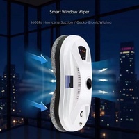 Robot de nettoyage de vitres intelligent à double disque rotatif, aspiration puissante de 5600 Pa, nettoyeur de vitres automatique pour immeubles de grande hauteur