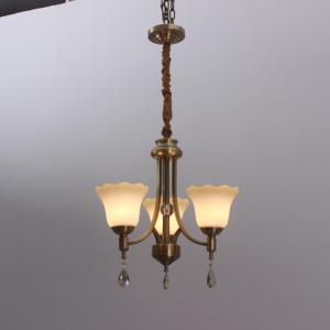 Lámpara <span class=keywords><strong>de</strong></span> Araña <span class=keywords><strong>de</strong></span> Cristal Royal Scallop, Lujosa Lámpara Colgante <span class=keywords><strong>de</strong></span> Latón, Moderna, Francesa, Retro, <span class=keywords><strong>de</strong></span> Múltiples Niveles, con Forma <span class=keywords><strong>de</strong></span> Tulipán, <span class=keywords><strong>de</strong></span> Ópalo, con Gotas <span class=keywords><strong>de</strong></span> Cristal - Product Image 3