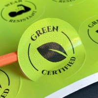Autocollants de logo de haute qualité, autocollants en vinyle personnalisés, étiquettes imprimées en couleur, autocollants d'étanchéité imperméables, personnalisation