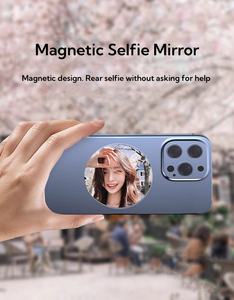 Miroir selfie magnétique en aluminium et métal pour <span class=keywords><strong>Magsafe</strong></span> Compatible avec iPhone et tous les téléphones <span class=keywords><strong>Kit</strong></span> Vlog pour téléphones Rétroviseur de caméra arrière - Product Image 3