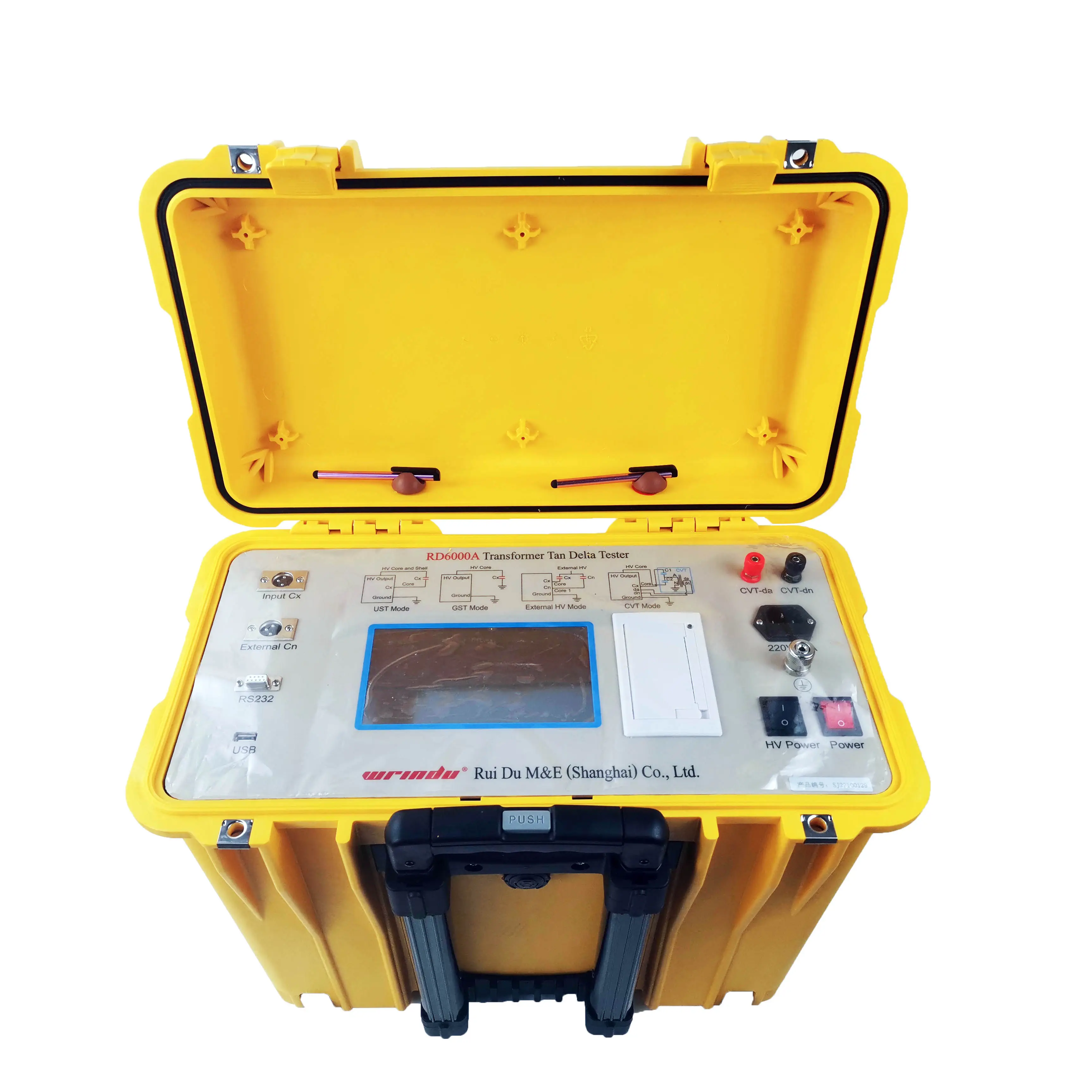 Fator de potência de isolamento, medidor de potência com poeira e gst modo hv externo modo cvt modo transformador de energia teste de dissipação capacitância