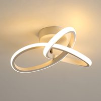 TSINYE-Plafonnier Led Moderne 6000K Blanc Froid, Petit Couloir, Noir, Près des Plafonniers, pour Couloir et Chambre