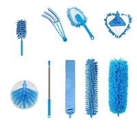 Kit de limpieza de telarañas lavables para ventiladores de techo, persianas, muebles y coches