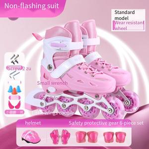 Nuovi <span class=keywords><strong>pattini</strong></span> a rotelle leggeri per bambini all'aperto con ruote in PU lampeggianti <span class=keywords><strong>pattini</strong></span> in linea regolabili per bambini e ragazzi - Product Image 6