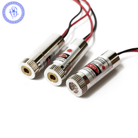 Module de Diode Laser rouge 9mm 650nm, Laser croisé de ligne à points réglable 50mw 3-5V