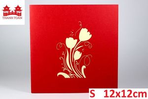 Tarjeta de Felicitación 3D Pop-Up con Arreglo Floral Brillante de Rosas y Margaritas en Jarrón, para Regalo de Cumpleaños o Aniversario - Product Image 3