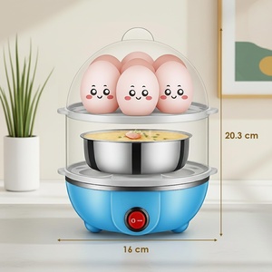 Vente en gros d'usine : Machine à faire bouillir les œufs automatique, mini, portable, électromécanique, en acier inoxydable, pour une cuisson rapide des œufs durs - Product Image 4
