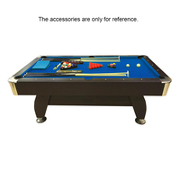 Top 7FT/8FT Table de billard classique pour la maison salle de jeux prix usine vente chaude Table de billard en caoutchouc pour une utilisation en sous-sol familial