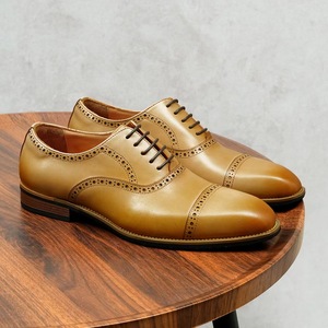 Chaussures habillées italiennes pour hommes à bout carré, de marque de luxe, fabriquées à la main, de haute qualité, à lacets, pour affaires, fêtes et occasions sociales - Product Image 2