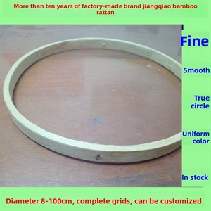 Anneau suspendu de concepteur moderne support de carillon éolien décoratif avec <span class=keywords><strong>attrape</strong></span>-rêves bricolage approvisionnement de la fabrication de cercles en bambou - Product Image 2
