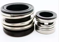 Joint torique automobile 45 mm pour arbre de pompe à eau, kit de réparation en acier inoxydable avec soufflet à ressort unique pour pièces de pompe centrifuge en métal