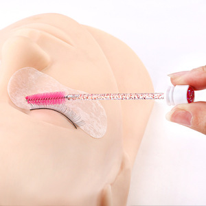 Eyelash Brush Tube With Rhinestone Comb Synthetic Disposable Mascara Brush For Individual Lashes Multiple Colors Available - Product Image 1