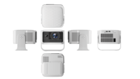 Projecteur intelligent Android 14 HY350MAX 500 ANSI, 1080P natif, décodage 8K, Wi-Fi 6, BT 5.4, mise au point automatique, correction automatique de la distorsion trapézoïdale, home cinéma