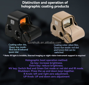 558+G45 Red Green Dot Holographic <strong>Scope</strong> Hunting Reflex Sights 558 Red Dot Sight - Product Image 5