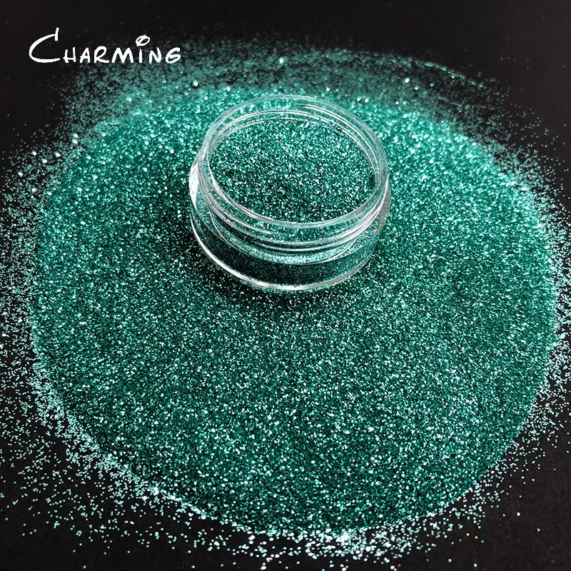 Wholesale 1kg Of Sparkling Holiday Supplies Chunky Metallic Green Fine Glitter For Crafts