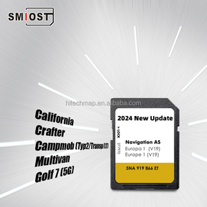 การ์ดนำทาง SMIOST SD GPS แผนที่นำทางทางอากาศสำหรับรถยนต์ VW รุ่น V19 ยุโรป สำหรับ Golf Campmob และ Jetta ระบบนำทางในรถยนต์โดย Micro Memorial - Product Image 2