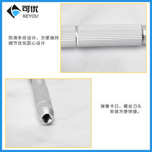 Kit de réparation de lunettes Keyou, tournevis 10 embouts, métal, ensemble d'outils tout-en-un pour l'entretien des lunettes - Product Image 2