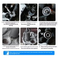 Extracteur de roulements 12 pièces pour boîtiers de moto et de vélo