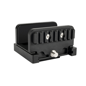 Linkogear PGR-01 Adjustable Aluminum Saddle <b>Clamp</b> Mount Pica Arca Bracket Compatibility Heavy Duty 3-Slot Security Hunting - Product Image 1