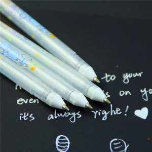 Wholesales Multi Color Black Paper <strong>White</strong> Color <strong>Gel</strong> <strong>Pen</strong> With Cap - Product Image 2