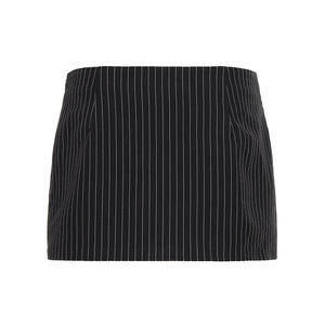 Minifalda Dulce y Femenina, Transpirable, con Cintura Natural, Detalle de Lazo, Falda Corta en Línea A para Mujer - Product Image 5