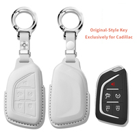 Funda de Cuero para Llaves de Auto, Resistente a Caídas y al Desgaste, Apta para Cadillac XT5, Personalización de Accesorios Automotrices Disponible