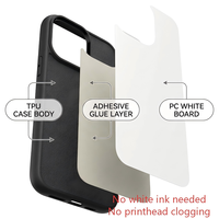 Coque de téléphone vierge en TPU détachable pour impression UV, idéale pour les distributeurs automatiques et les imprimantes UV
