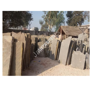 Dalles de pierre naturelle Sagar Black Sandstone pour revêtement mural, sol, cour, terrasse, allée, pierre de surface extérieure de qualité supérieure - Product Image 1