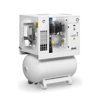 Compresor de Aire de Tipo Scroll Silencioso Sin Aceite de Alta Calidad de 11KW 8bar 10bar con Secador de Canister
