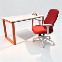 Bureau d'ordinateur commercial, table d'écriture, poste de travail, mobilier pour usage domestique et professionnel