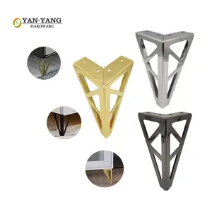 YANYANG Factory Furniture Hardware Fittings 15cm Gold Leg Metal Couch Legs With Hot Selling