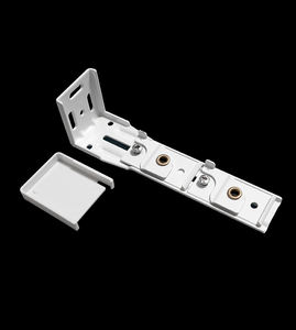 Soporte de <span class=keywords><strong>riel</strong></span> de cortina montado en la pared de hierro de doble cara soportes de fijación de Metal de estilo moderno <span class=keywords><strong>para</strong></span> cortinas plegables onduladas - Product Image 5