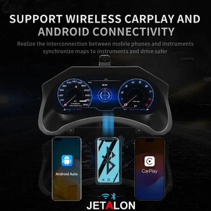 แผงหน้าปัดดิจิตอล LCD สำหรับ Infiniti G37 G25 ปี 2007-2013 พร้อมระบบ Carplay มาตรวัดความเร็ว จอแสดงผลเสมือนจริง นาฬิกา วัดระยะทาง - Product Image 6