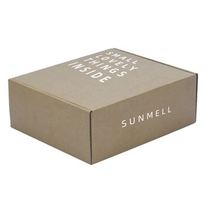 Nova Embalagem Cosmética Personalizada com Impressão de Logo Pulida 2025, Caixa de Papel Corrugado Reciclável para Envio Aéreo - Product Image 3