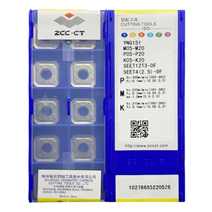 Ferramentas de Torneamento CNC ZCC YBG202 <span class=keywords><strong>SEET12T3</strong></span> EF Insertos de Metal Duro 100% Qualidade Original Insertos de Fresagem Indexáveis - Product Image 1