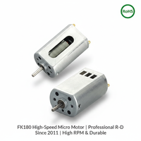 Moteur DC miniature FK180, faible bruit, haute efficacité, micro-moteur électrique pour appareils ménagers, appareils de soins personnels, prise en charge OEM