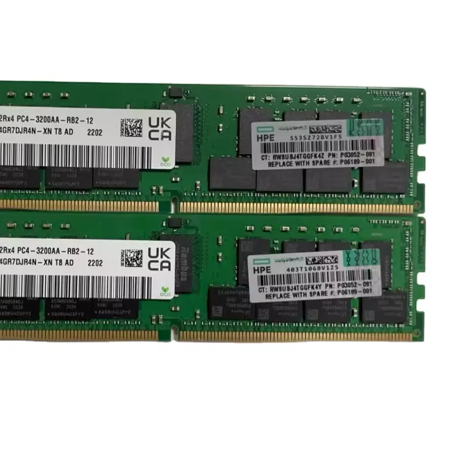 32GB sunucu belleği DDR4 SDRAM ram Ram 2RX4 PC4-2933Y-R akıllı ram P00924-B21