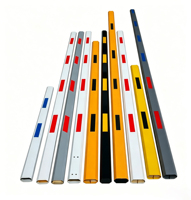 Bras de barrière de parking télescopique pliable droit XGY de 3m, 4m, 6m pour système de contrôle d'accès des véhicules