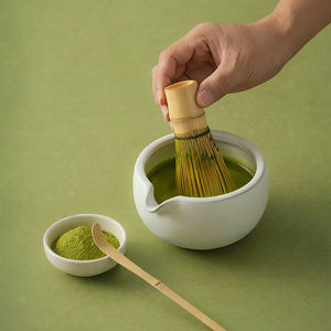 شاي ماتشا الأخضر الفاخر على طراز أوجي معتمد من الاتحاد الأوروبي، حلال، درجة طهي، شاي صحي، أكياس وعلب بالجملة - Product Image 5