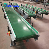Banda Transportadora Plana de PVC con Capa Resistente al Desgaste y Estructura Compacta para Carga, Descarga y Manipulación de Granos, Cereales y Productos Agrícolas a Granel